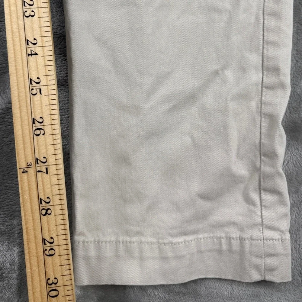 Banana Republic Mens Fulton Skinny Chino Pants 30x30 Khaki Tan Stretch Cotton